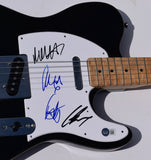 The 1975 Band Signed Electric Guitar Matty Healy All 4 Autograph Beckett COA