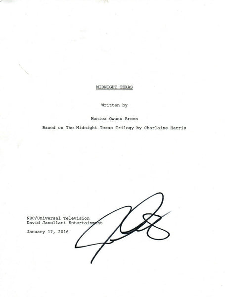 Jason Lewis Signed Autographed MIDNIGHT TEXAS Pilot Episode Script COA