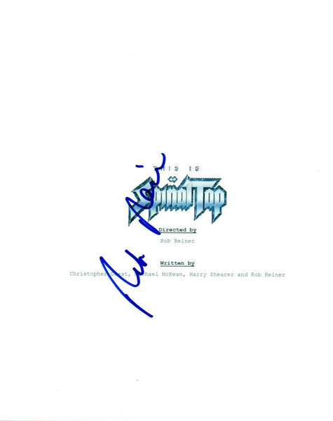 Rob Reiner Signed Autographed THIS IS SPINAL TAP Movie Script COA