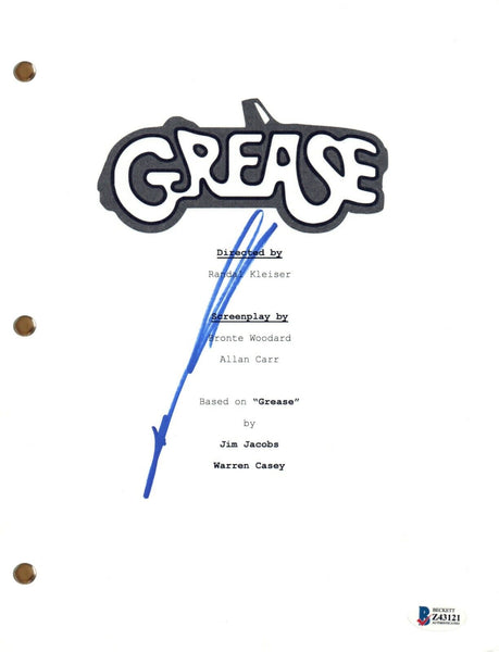 John Travolta Signed Autograph Grease Full Movie Script Screenplay Beckett COA