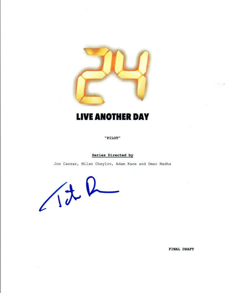 Tate Donovan Signed Autographed 24 LIVE ANOTHER DAY Pilot Episode Script COA VD