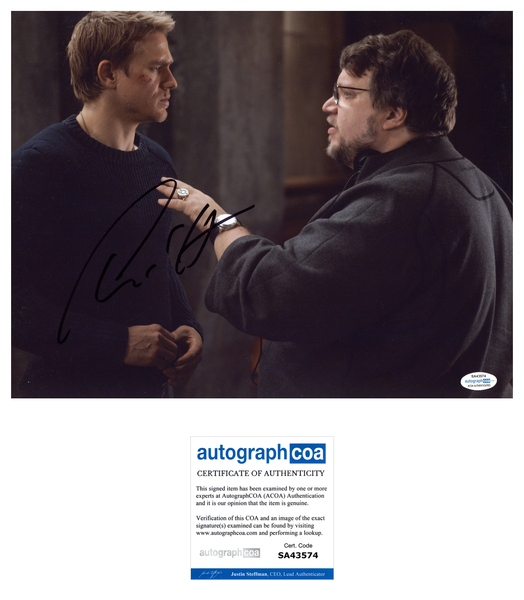 Charlie Hunnam Signed Autograph 11x14 Photo Pacific Rim Sons of Anarchy ACOA COA