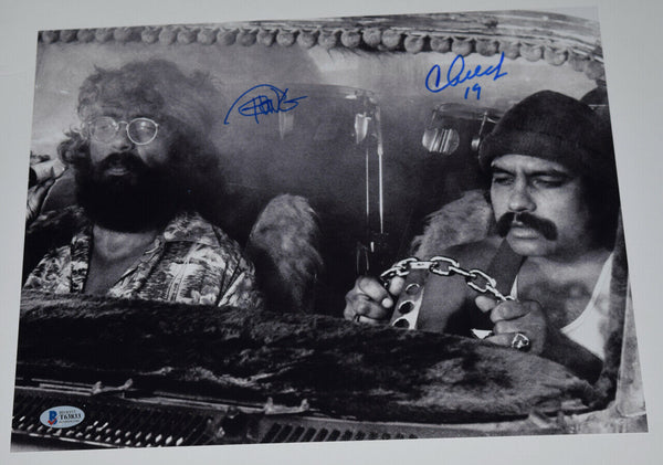 Cheech Marin & Tommy Chong Signed Autograph 11x14 Photo Up In Smoke Beckett COA