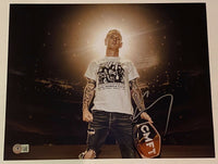 Corey Taylor Signed Autograph 11x14 Photo Slipknot Stone Sour Proof Beckett COA