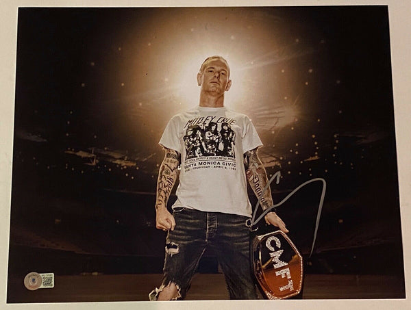 Corey Taylor Signed Autograph 11x14 Photo Slipknot Stone Sour Proof Beckett COA