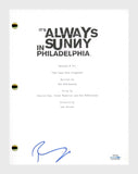 Rob McElhenney Signed IT'S ALWAYS SUNNY IN PHILADELPHIA Ep201 Script ACOA COA