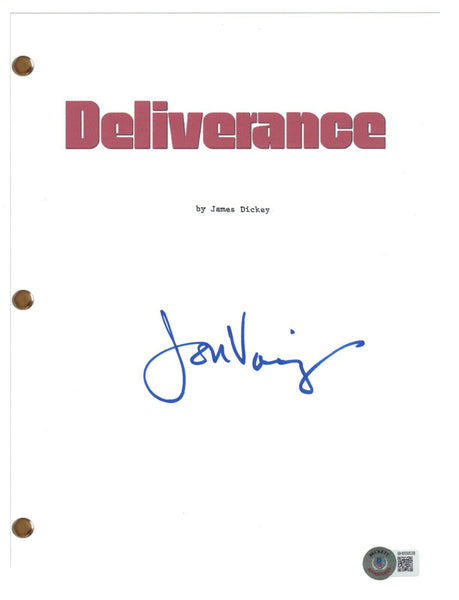 Jon Voight Signed Autograph Deliverance Movie Script Full Screenplay Beckett COA