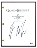 George RR Martin Signed Autographed Game of Thrones Pilot Script Beckett BAS COA