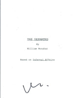 Matt Damon Signed Autographed THE DEPARTED Full Movie Script COA