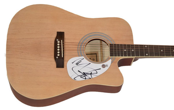 Machine Gun Kelly Signed Autograph Full Size Acoustic Guitar MGK Beckett COA