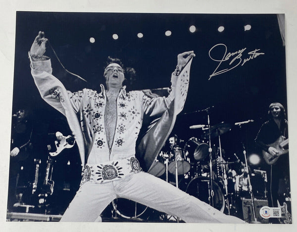 James Burton Signed Autographed 11x14 Photo Elvis Guitarist Beckett COA