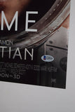 Matt Damon Signed Autographed 12x18 Photo Poster THE MARTIAN Beckett BAS COA
