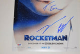 Taron Egerton & Jamie Bell Signed 11x17 Photo Poster ROCKETMAN Elton PSA/DNA COA
