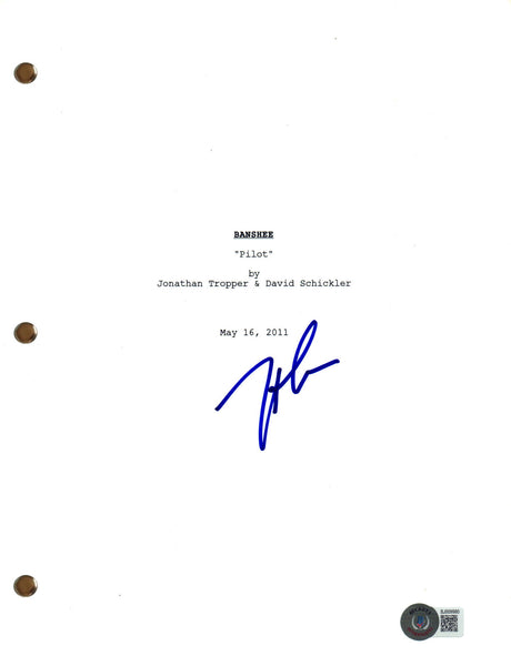 Hoon Lee Signed Autograph Banshee Pilot Episode Script Screenplay Beckett COA
