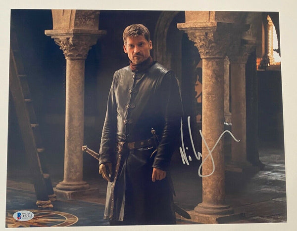 Nikolaj Coster Waldau Signed Autographed 11x14 Photo GAME OF THRONES Beckett COA