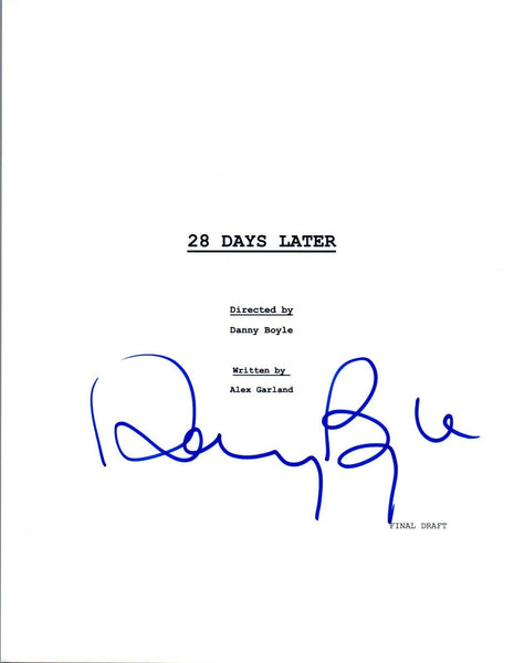 Danny Boyle Signed Autographed 28 DAYS LATER Director Movie Script COA VD