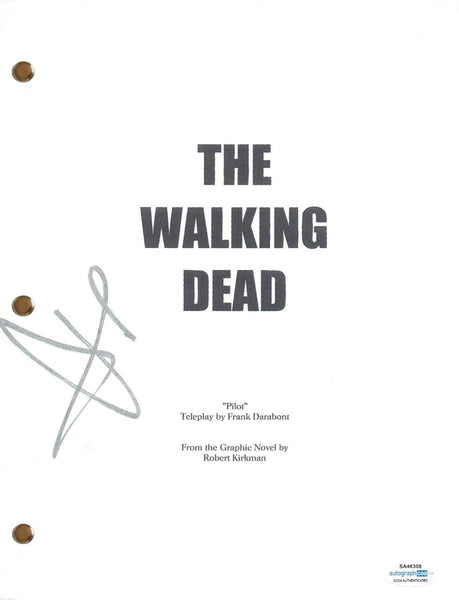 Andrew Lincoln Signed Autograph The Walking Dead Pilot Script Screenplay ACOA