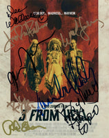 3 FROM HELL Cast Signed Autographed 8x10 Photo by 8 COA
