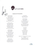 Grandson Signed Autographed Blood // Water Song Lyric Sheet ACOA COA