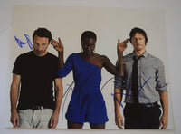 Danai Gurira Andrew Lincoln Norman Reedus Signed 11x14 Photo THE WALKING DEAD VD