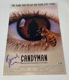 Bernard Rose Signed Autographed Candyman 12x18 Movie Poster Director Beckett COA