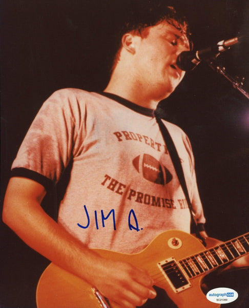 Jim Adkins Jimmy Eat World Signed Autograph 8x10 Photo Lead Singer ACOA COA