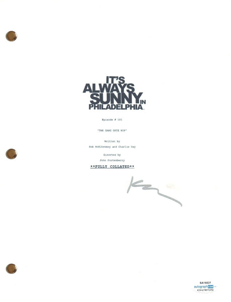 Kaitlin Olson Signed It's Always Sunny In Philadelphia Pilot Episode Script ACOA