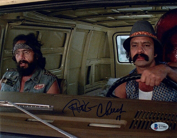 Cheech Marin Tommy Chong Signed Autograph 8x10 Photo Up In Smoke BAS Beckett COA