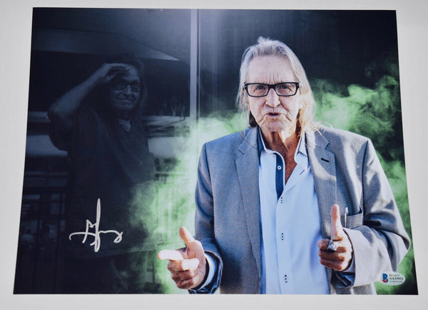 George Jung Signed 11x14 Photo Blow Movie Boston Drug Smuggler Beckett COA