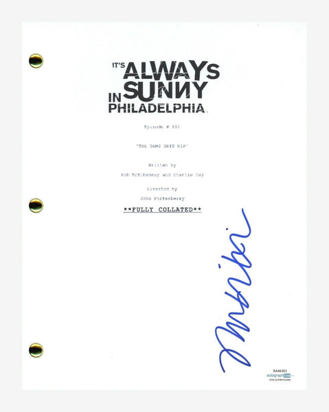 Mary Elizabeth Ellis Signed It's Always Sunny in Philadelphia Pilot Script ACOA