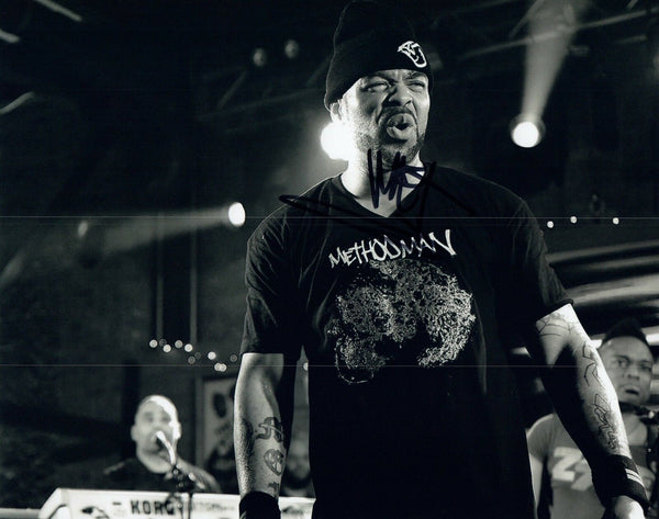 Method Man Signed Autographed 8x10 Photo WU TANG CLAN Hip Hop Rapper COA