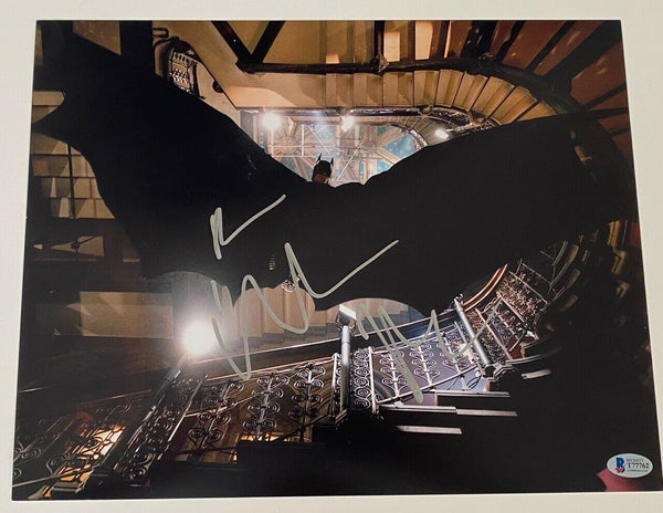 Christian Bale Signed 11x14 Photo THE DARK KNIGHT RISES Batman Beckett BAS COA