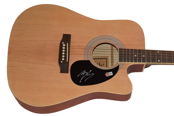 Blake Shelton Signed Full Size Acoustic Guitar Country Singer Autograph BAS COA