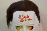 Nick Castle Signed Autograph Michael Myers Mask Halloween The Shape Beckett COA
