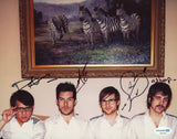 Saint Motel Full Band Signed Autograph 8x10 Photo My Type Cold Cold Man ACOA COA