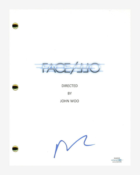 Nicolas Cage Signed Autographed FACE/OFF Movie Script Screenplay ACOA COA