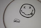 Dave Grohl Signed Autographed 12" Drumhead NIRVANA FOO FIGHTERS Beckett BAS COA