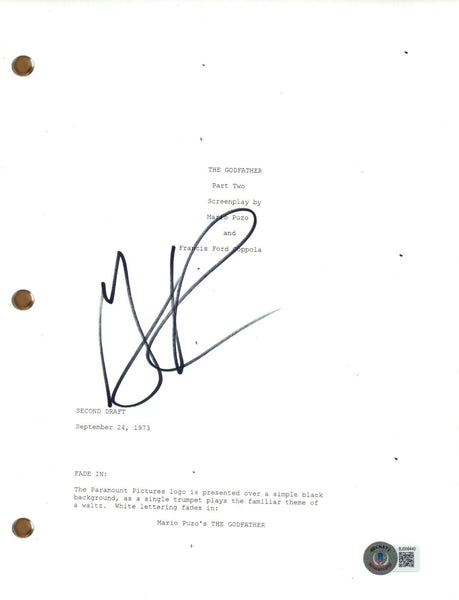 Gianni Russo Signed Autograph The Godfather Part II 2 Movie Script Beckett COA