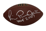 Michael Irvin Dallas Cowboys Signed Autographed Football HOF 2007 Beckett COA