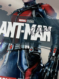 Paul Rudd & Evangeline Lilly Signed Ant-Man Movie Poster 12x18 Autograph BAS COA