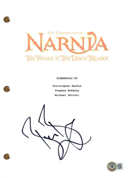 Ben Barnes Signed Autograph The Chronicles of Narnia Dawn Treader Script BAS COA