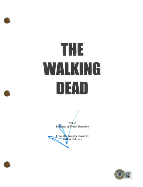 Norman Reedus Signed Autograph The Walking Dead Full Pilot Script Beckett COA