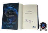 Neil deGrasse Tyson Signed Starry Messenger 1/1 HC Book Cosmos Beckett COA