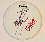 Jay Weinberg Signed Autographed 10" Drumhead Evans Slipknot Beckett BAS COA