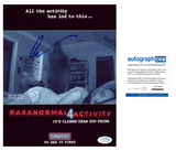 Christopher Landon Signed Autograph 8x10 Photo Paranormal Activity Director ACOA