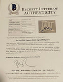 Red Hot Chili Peppers Band Signed Electric Guitar Anthony Kiedis +3 Beckett COA