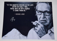 Boston George Jung Signed Autograph 11x14 Photo Blow Movie Smuggler Beckett COA