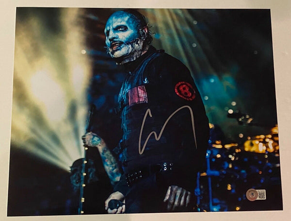 Corey Taylor Signed Autograph 11x14 Photo Slipknot Stone Sour Proof Beckett COA