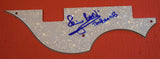 Pete Best Signed Autographed Hofner Bass Guitar Pickguard The Beatles Proof B