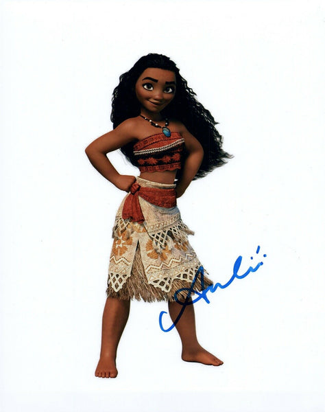 Auli'i Cravalho Signed Autographed 8x10 Photo MOANA COA